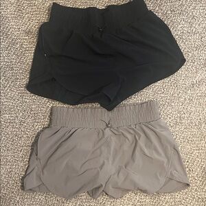 All in Motion Black and Taupe Athletic Shorts